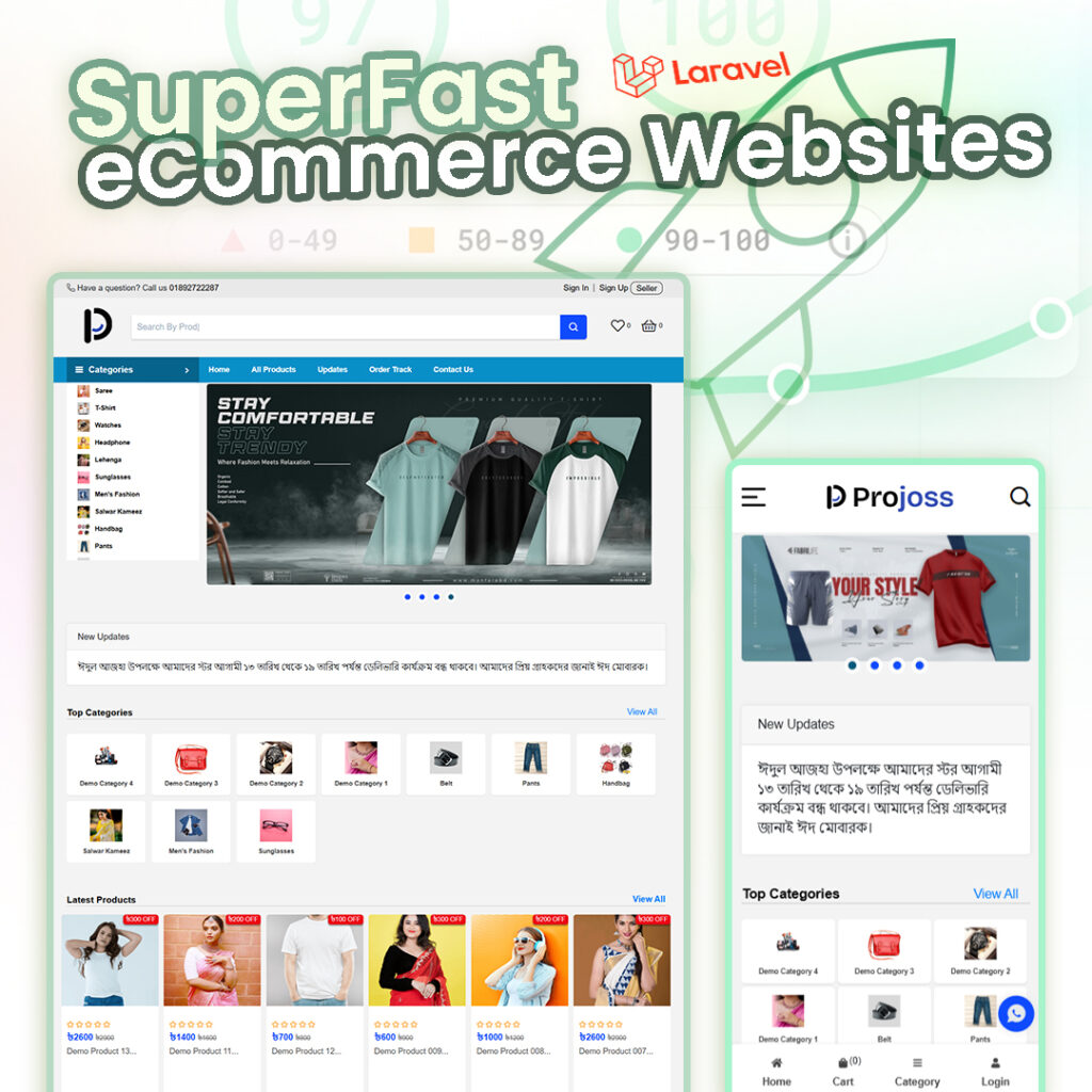 laravel website script