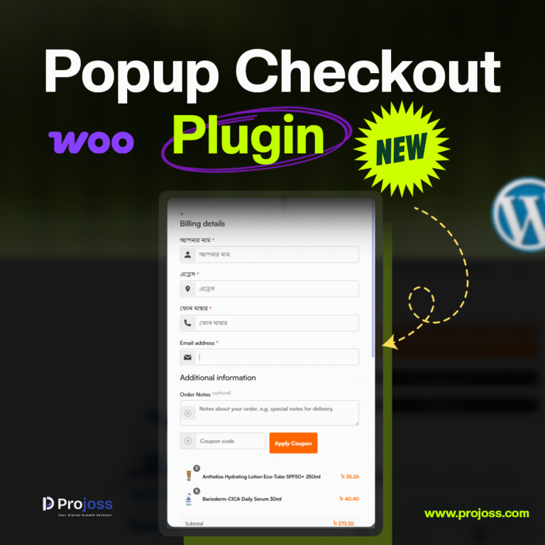 popup checkhout for woo