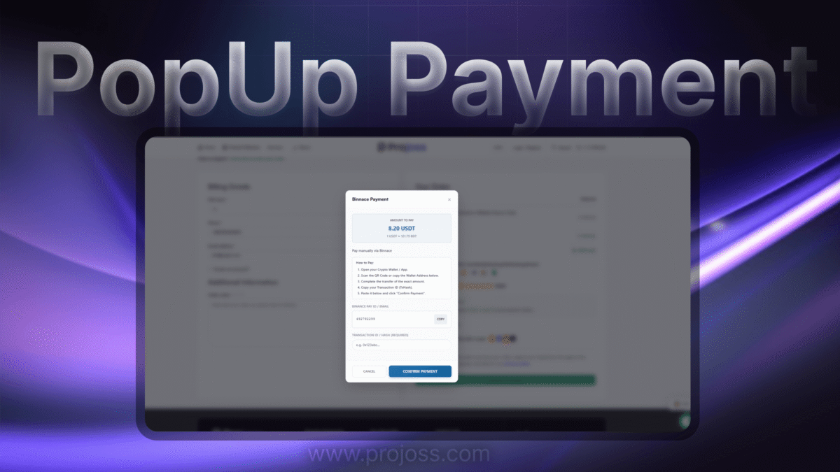 WooCommerce PopUp Crypto Payment Gateway (Binance, Bybit & Multi-Chain USDT) - Image 2