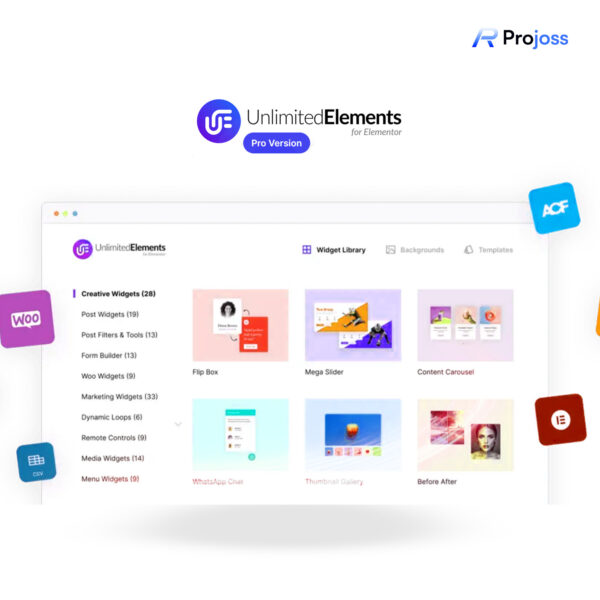 Unlimited Elements for Elementor Lifetime License